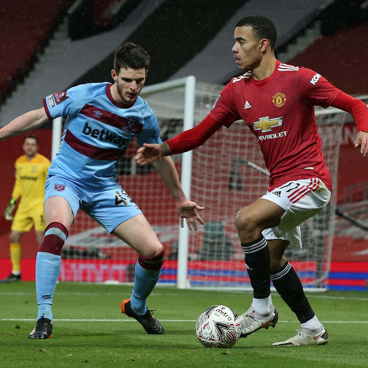 Manchester United Rising Star Mason Greenwood in Action