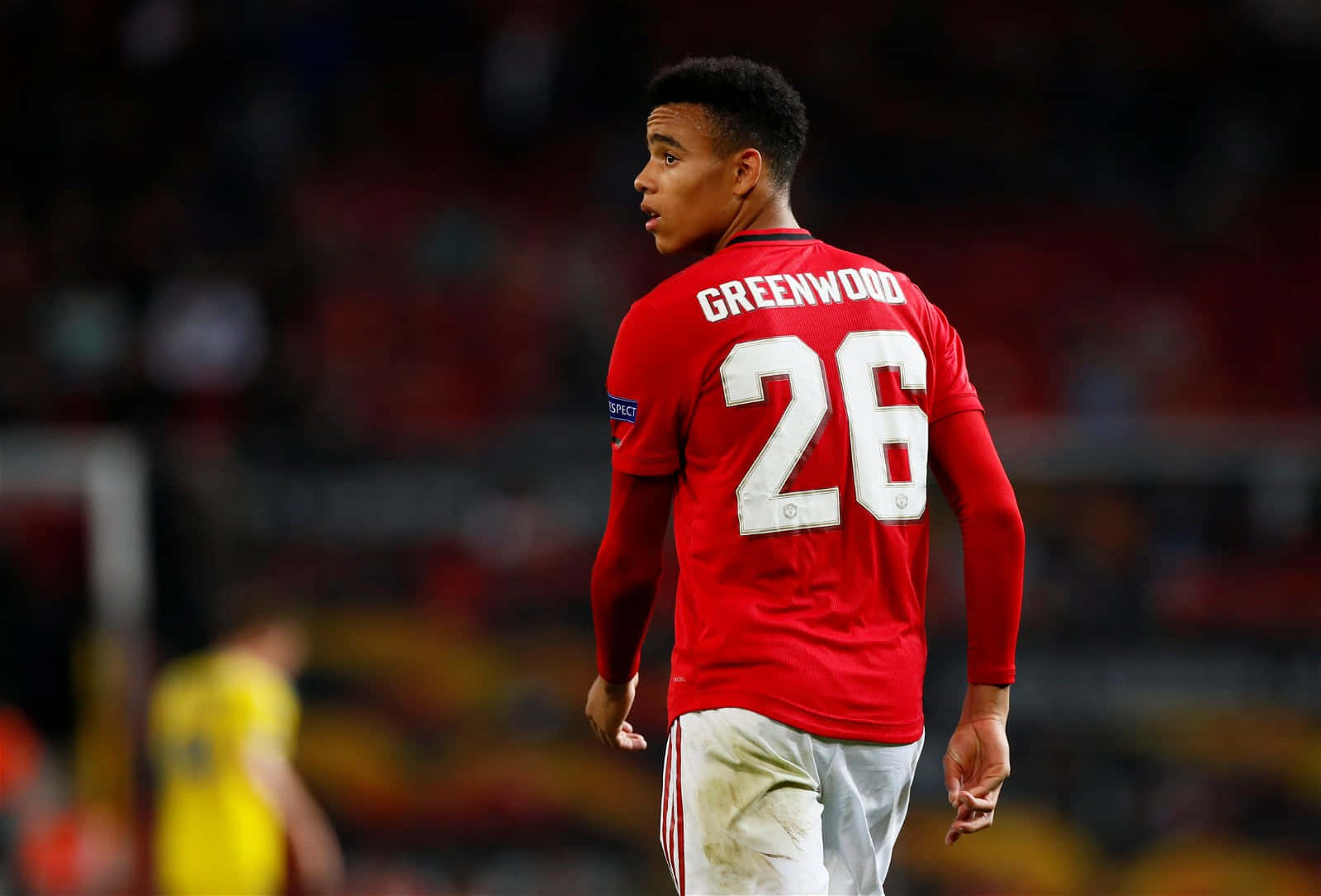 Mason Greenwood in action on the field
