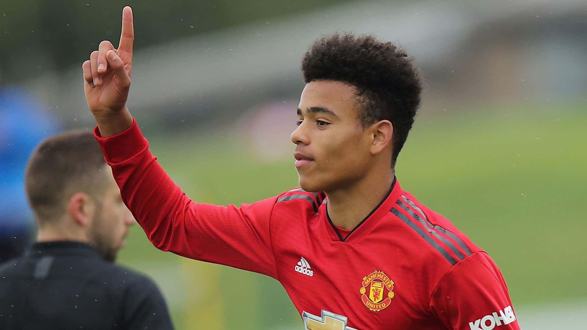 Manchester United's Rising Star Mason Greenwood in Action