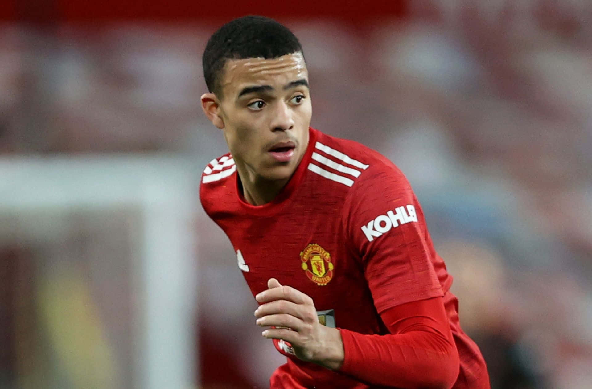 Mason Greenwood in action during a match