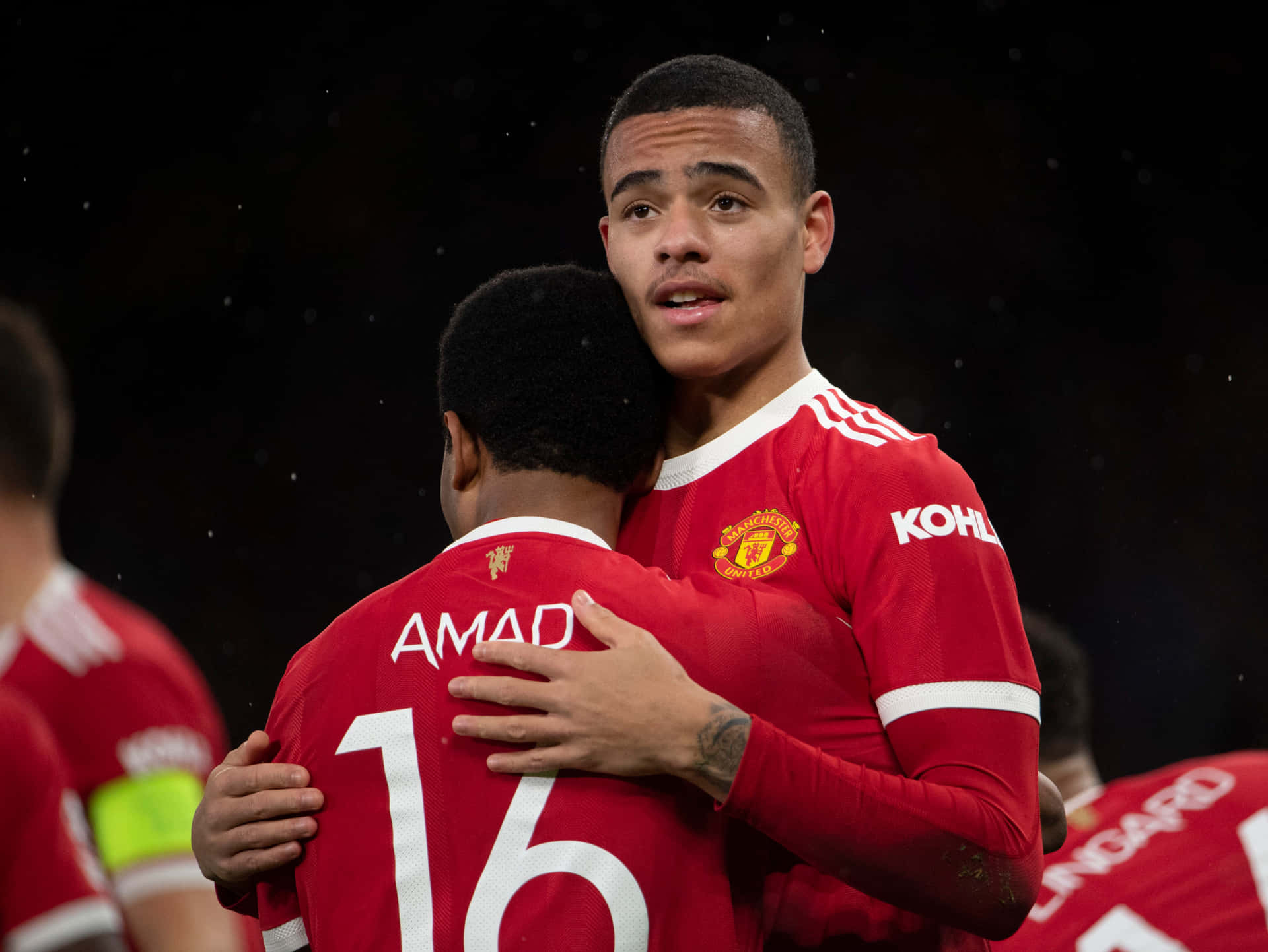 Mason Greenwood in action during a football match