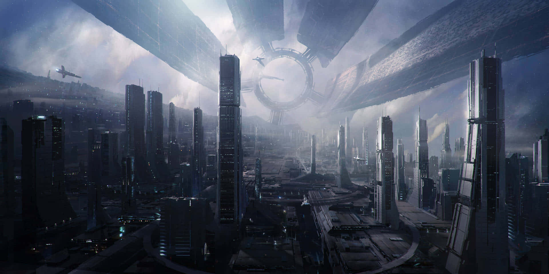Comandanteshepard Y Su Equipo Defienden La Galaxia En Mass Effect 2. Fondo de pantalla