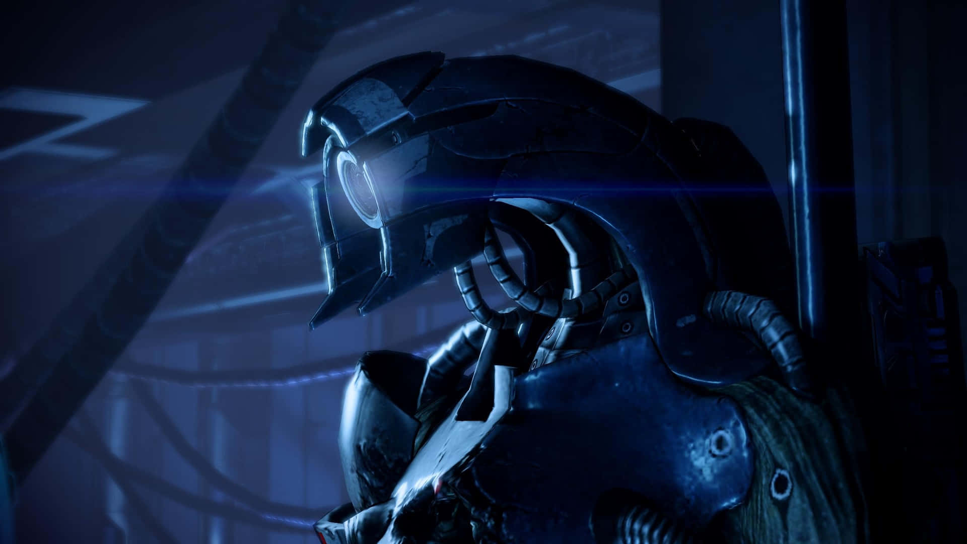 Mass Effect 2: Shepard and Team Prepare for Battle Wallpaper