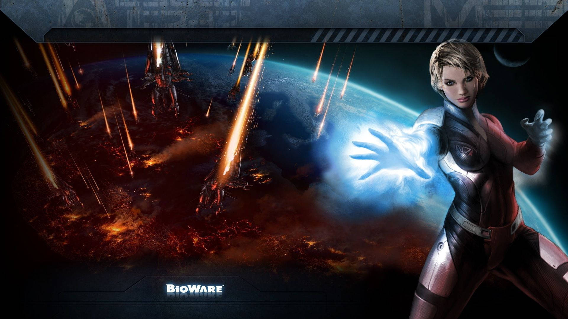 Lashabilidades Del Comandante Shepard En Mass Effect 3 Fondo de pantalla