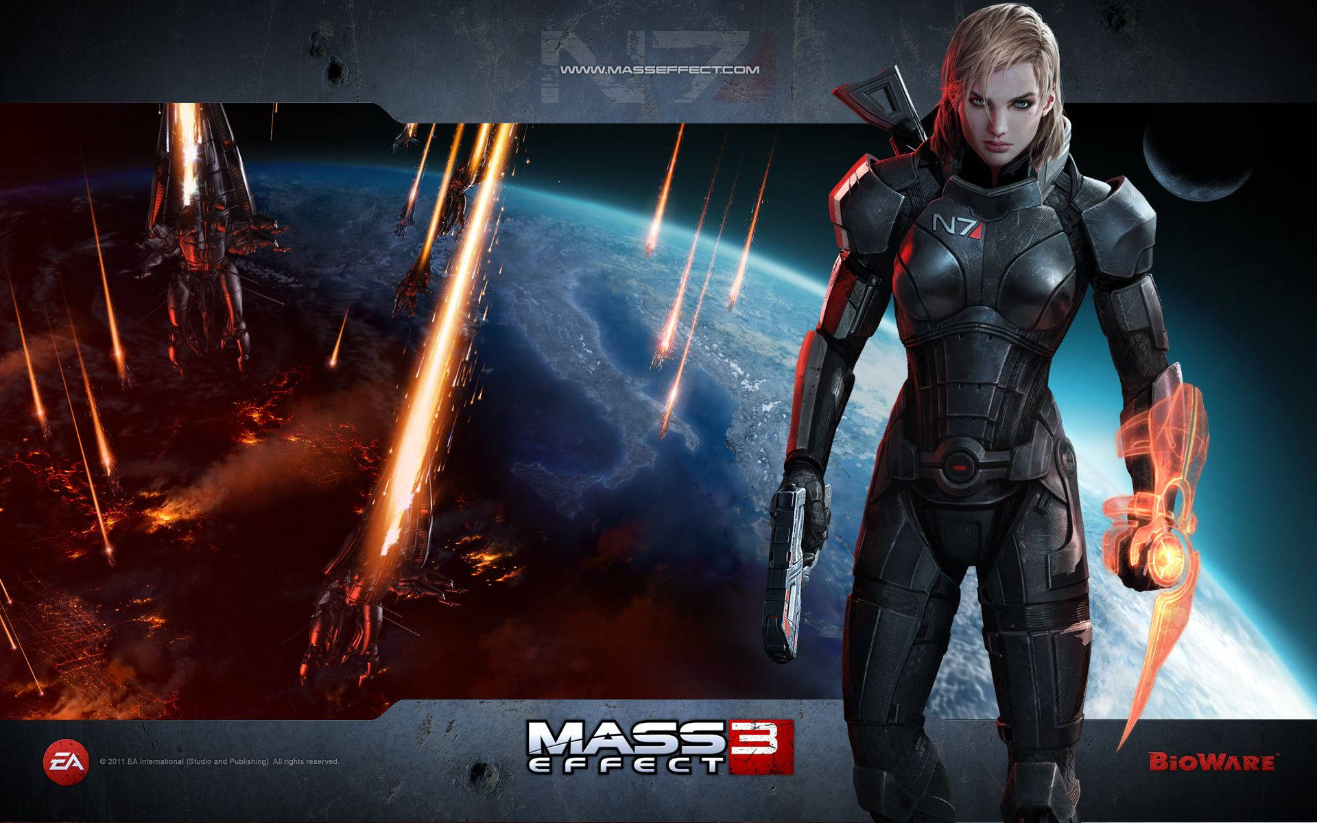 Mass Effect 3 Commander Shepard Woman Wallpaper