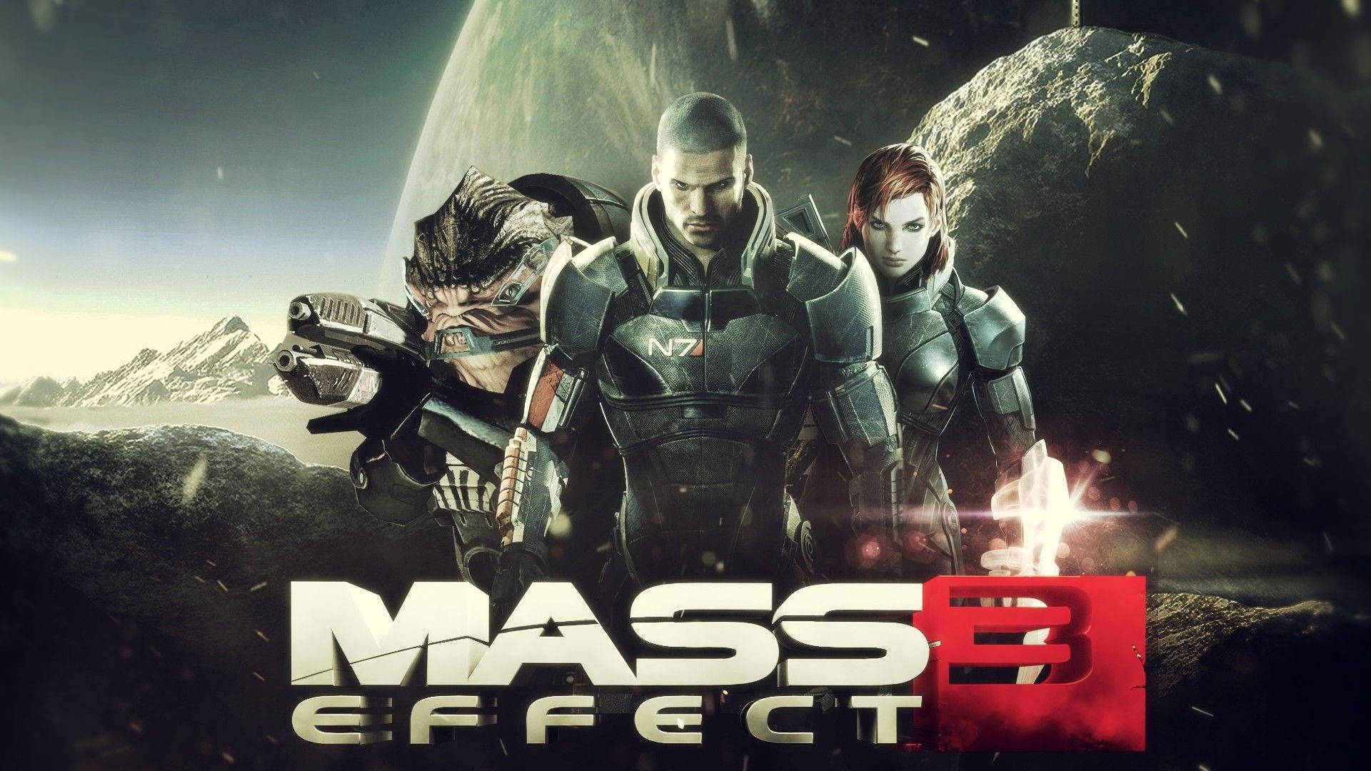 Mass Effect 3 Video Game Poster Wallpaper