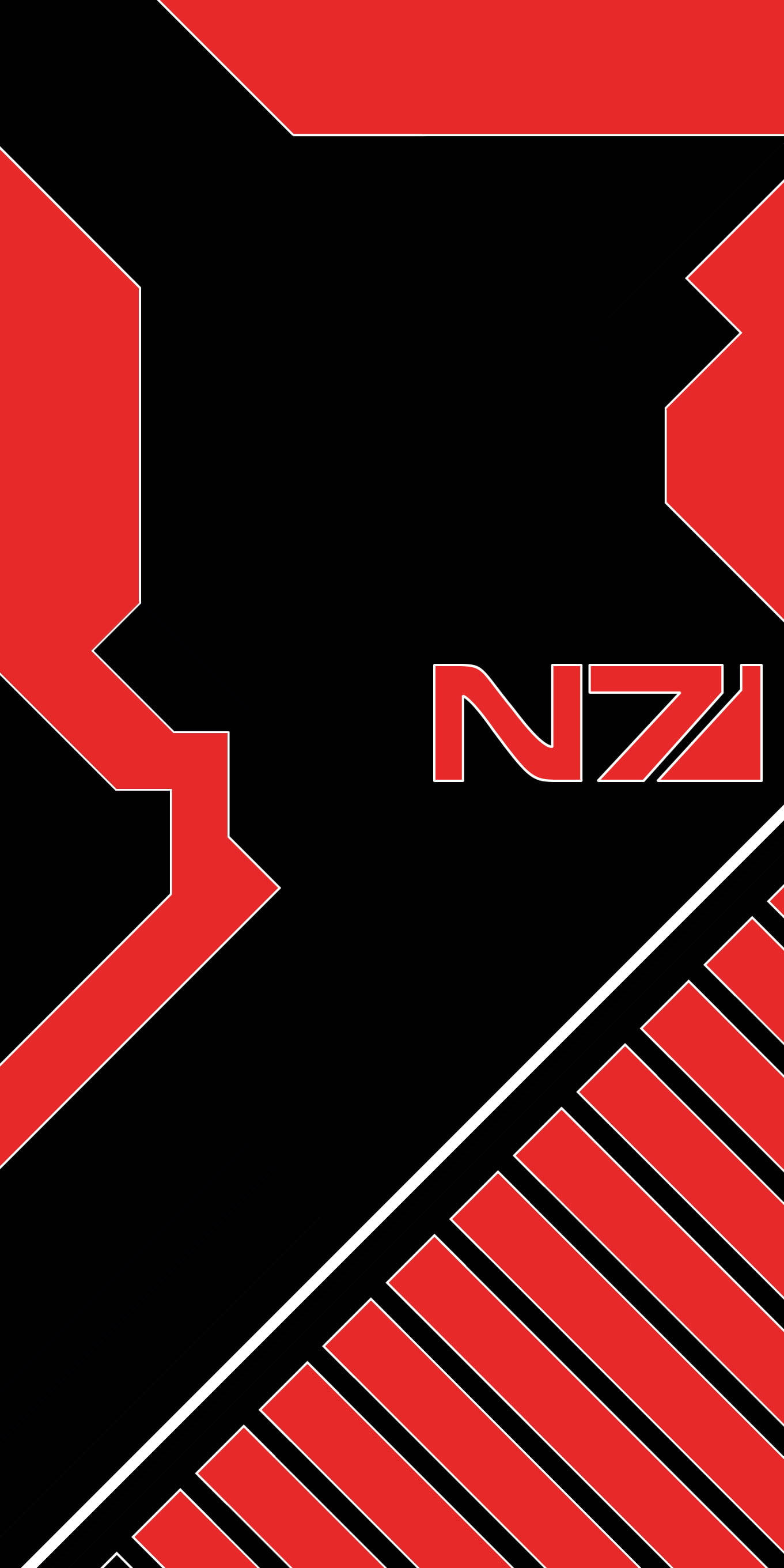 Mass Effect Black And Red Gaming Wallpaper