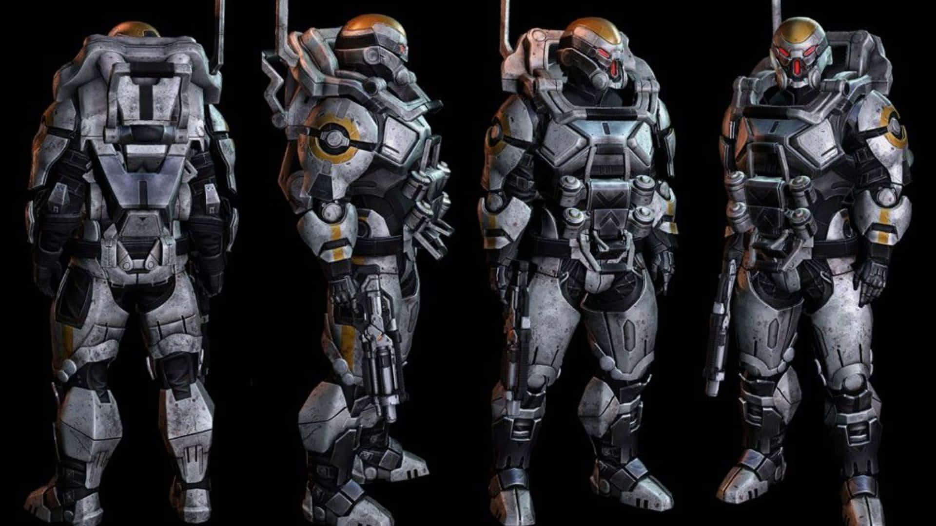 Elhombre Ilusorio, Comandante Shepard Y El Logotipo De Cerberus En El Universo De Mass Effect. Fondo de pantalla