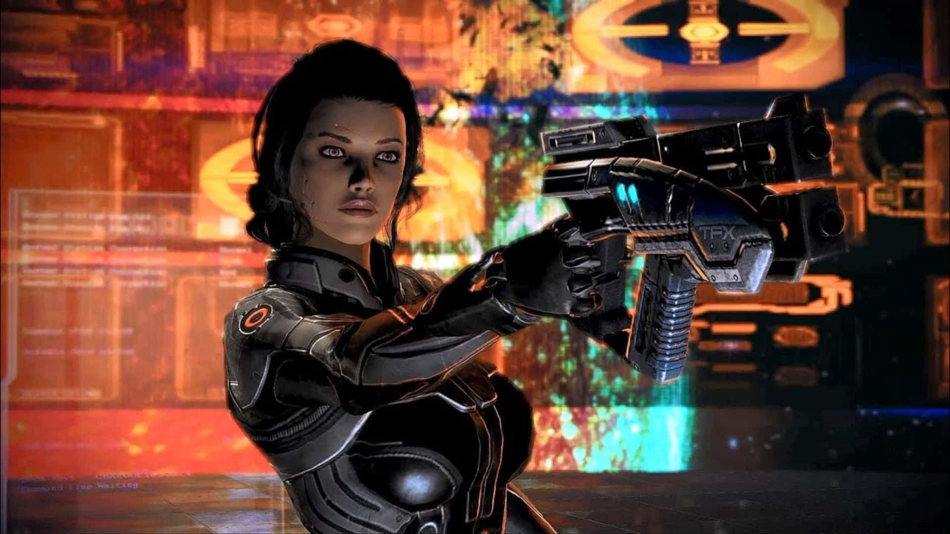Personajesde Cerberus De Mass Effect En Acción Fondo de pantalla