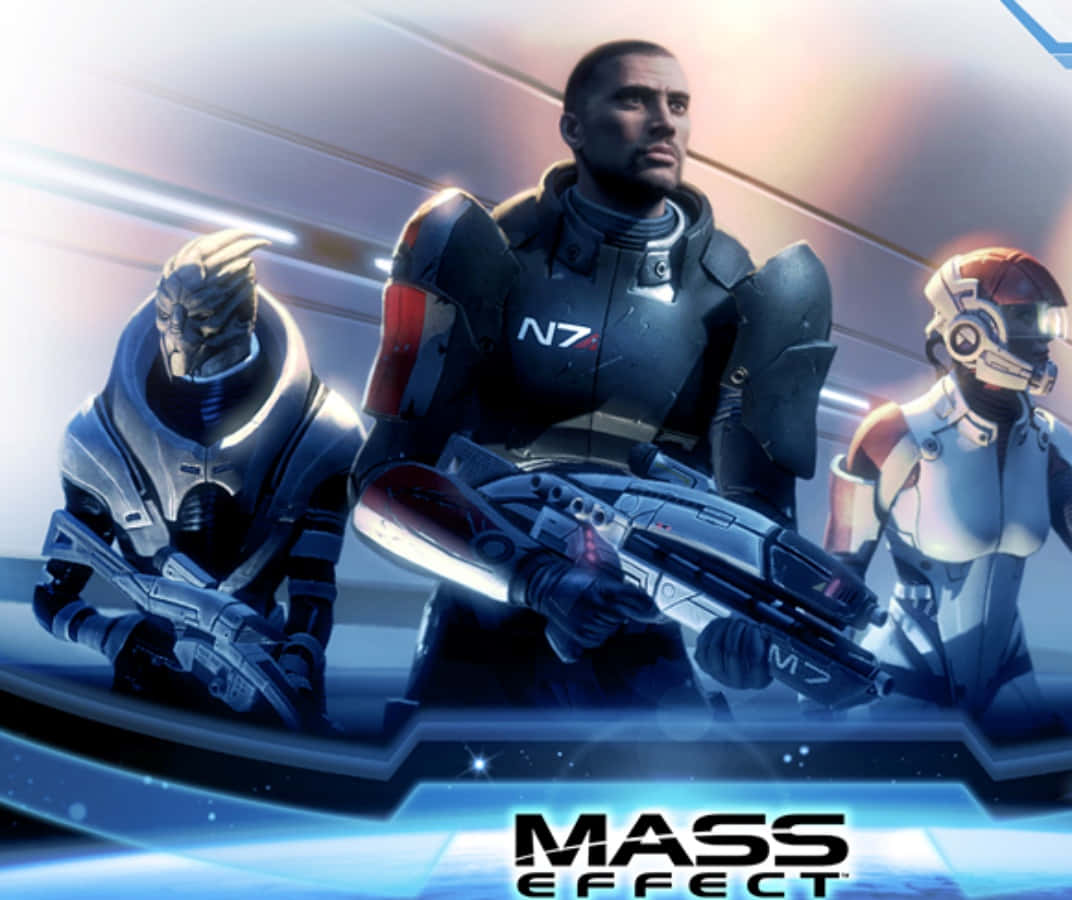 Personajesde Mass Effect - Mural De Héroes Fondo de pantalla