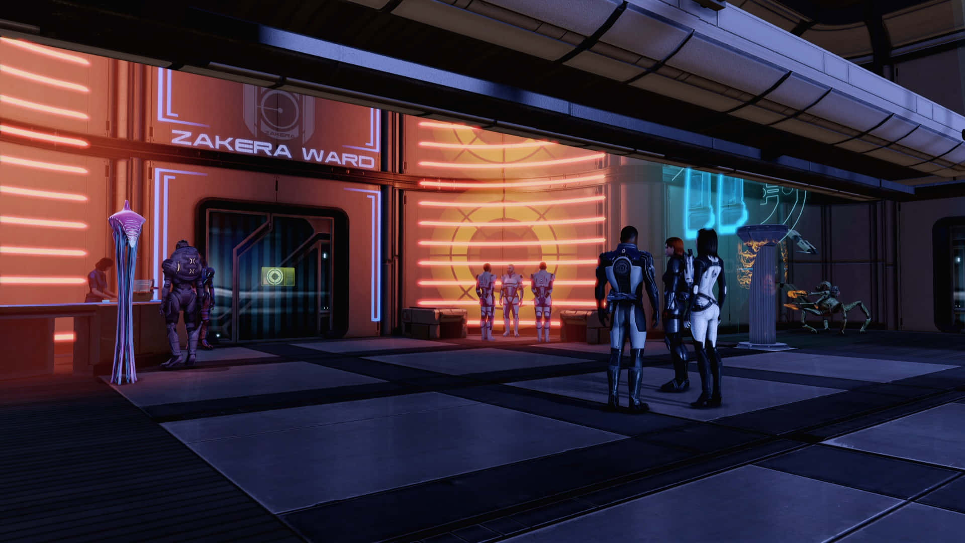 Laciudadela De Mass Effect: Un Nuevo Amanecer En La Comunidad Galáctica. Fondo de pantalla