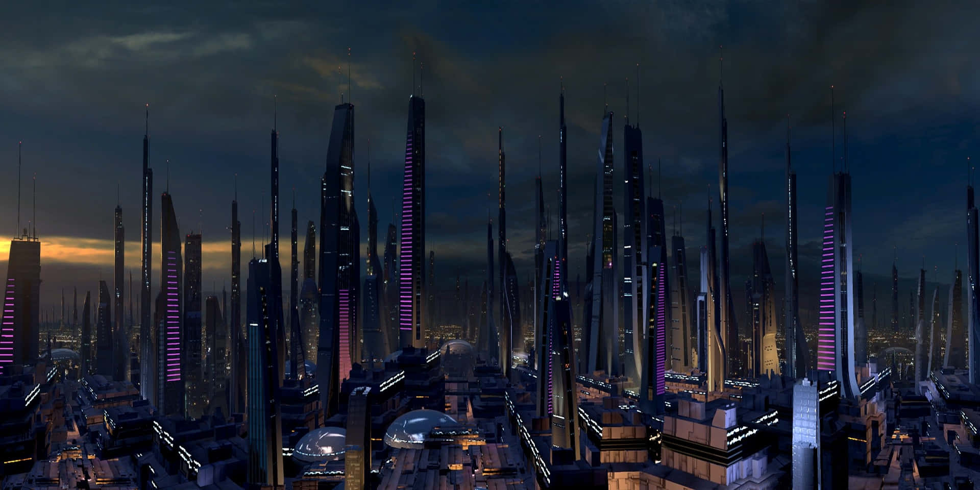 Impresionantevista De La Ciudadela De Mass Effect Fondo de pantalla