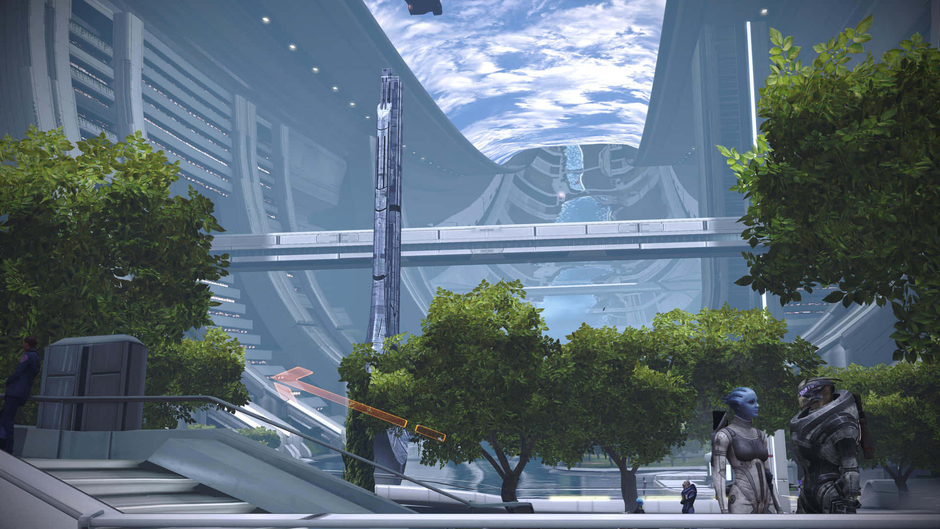 Stunning View of Mass Effect Citadel Wallpaper