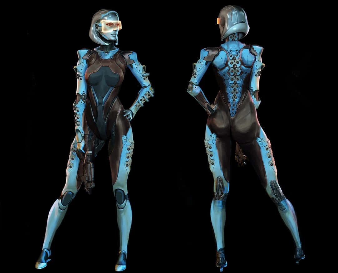 EDI - The Enhanced Defense Intelligence of Mass Effect Wallpaper