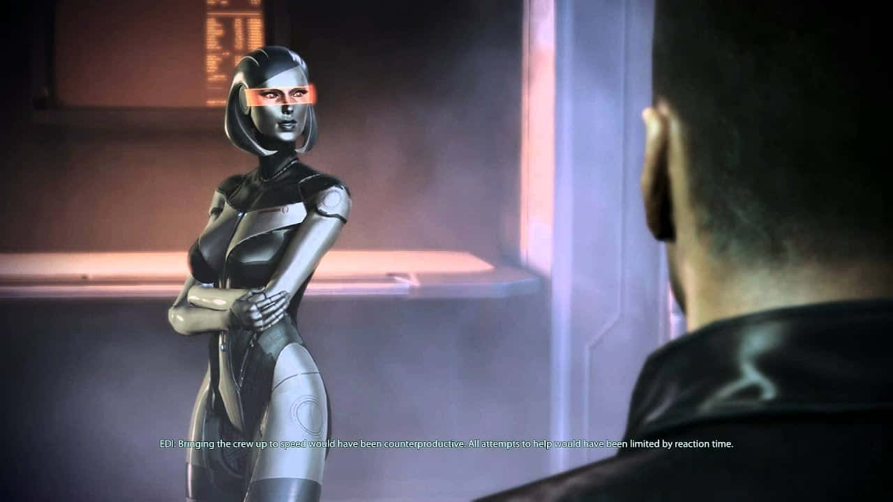 Mass Effect EDI - The Advanced AI Wallpaper