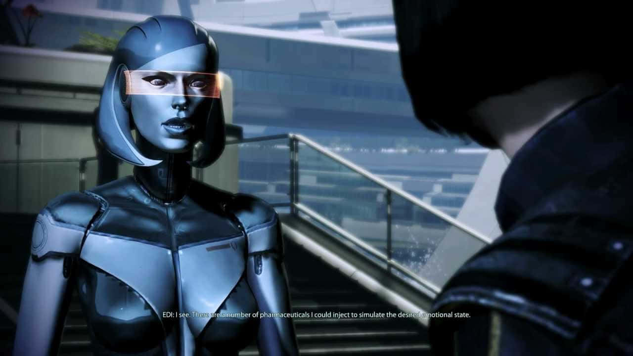 Edila Avanzada Ia A Bordo Del Normandy En Mass Effect. Fondo de pantalla