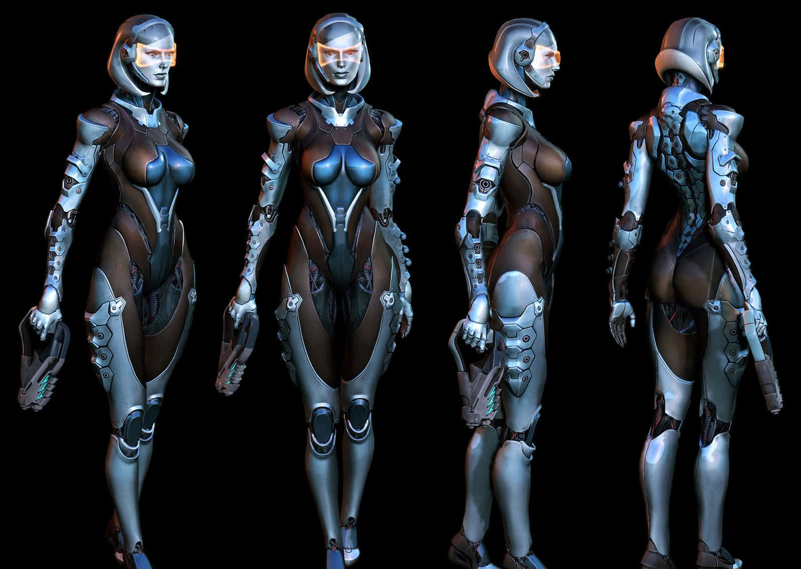Edi,el Personaje De Inteligencia Artificial De Mass Effect. Fondo de pantalla