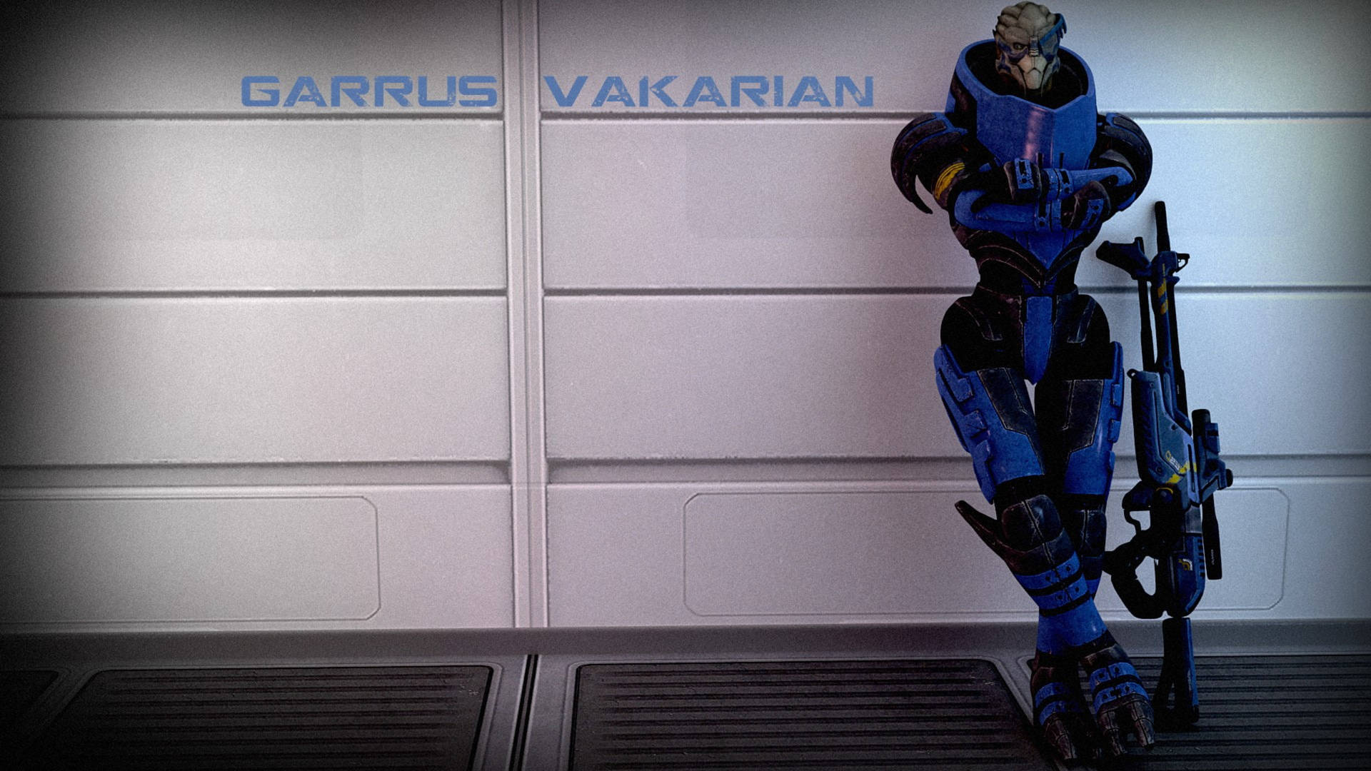 Mass Effect Garrus Digital Cover Wallpaper