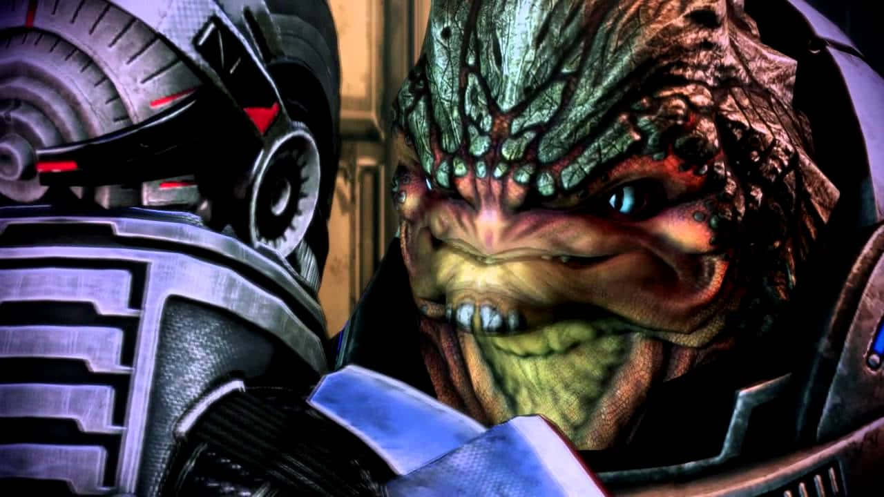 Download Grunt The Krogan Warrior In Mass Effect Wallpaper 9343