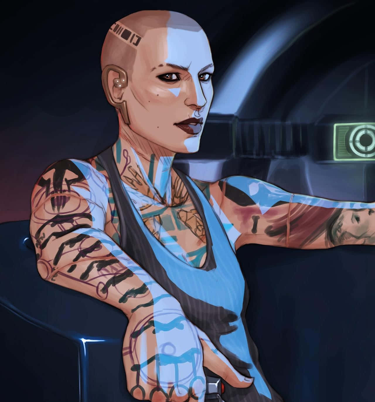 Jackde Mass Effect En Acción Fondo de pantalla