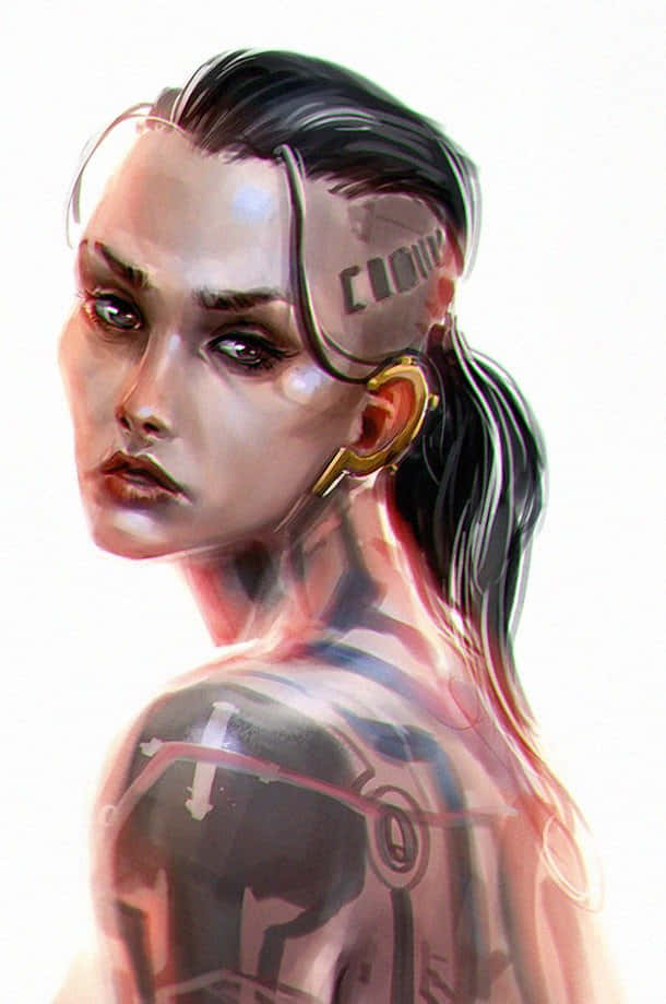 Jack from Mass Effect showing her unique style and power Wallpaper
