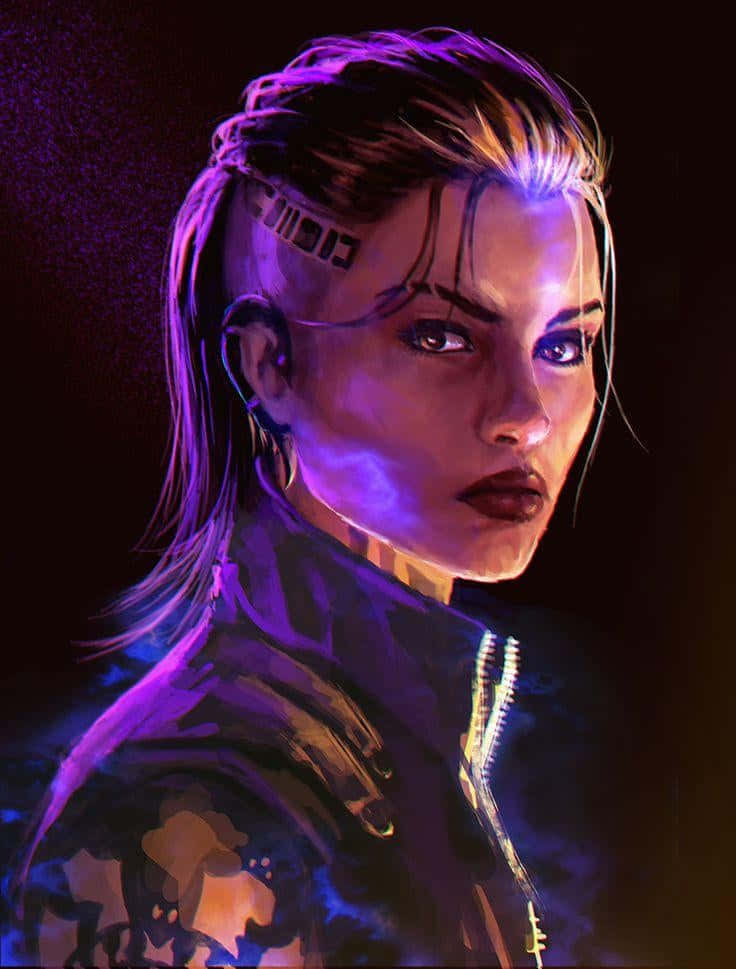 Jack unleashes her biotic power in Mass Effect Wallpaper