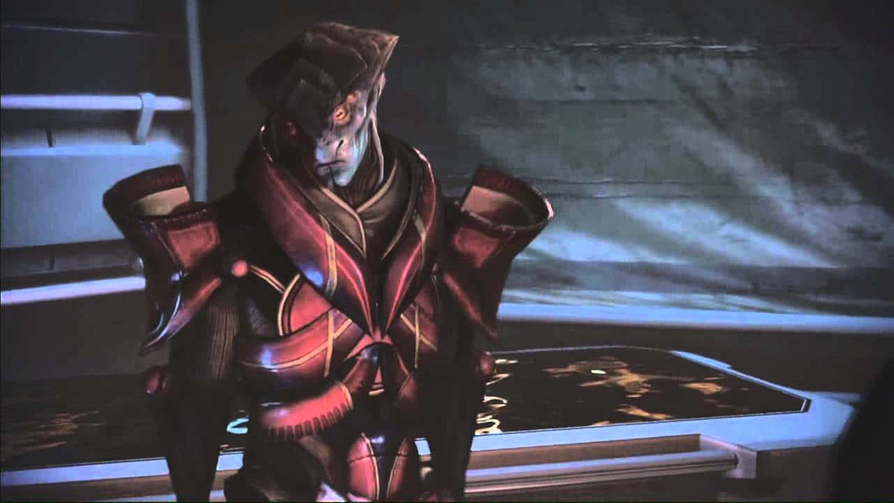 Javik, the Last Prothean Warrior in Mass Effect Wallpaper