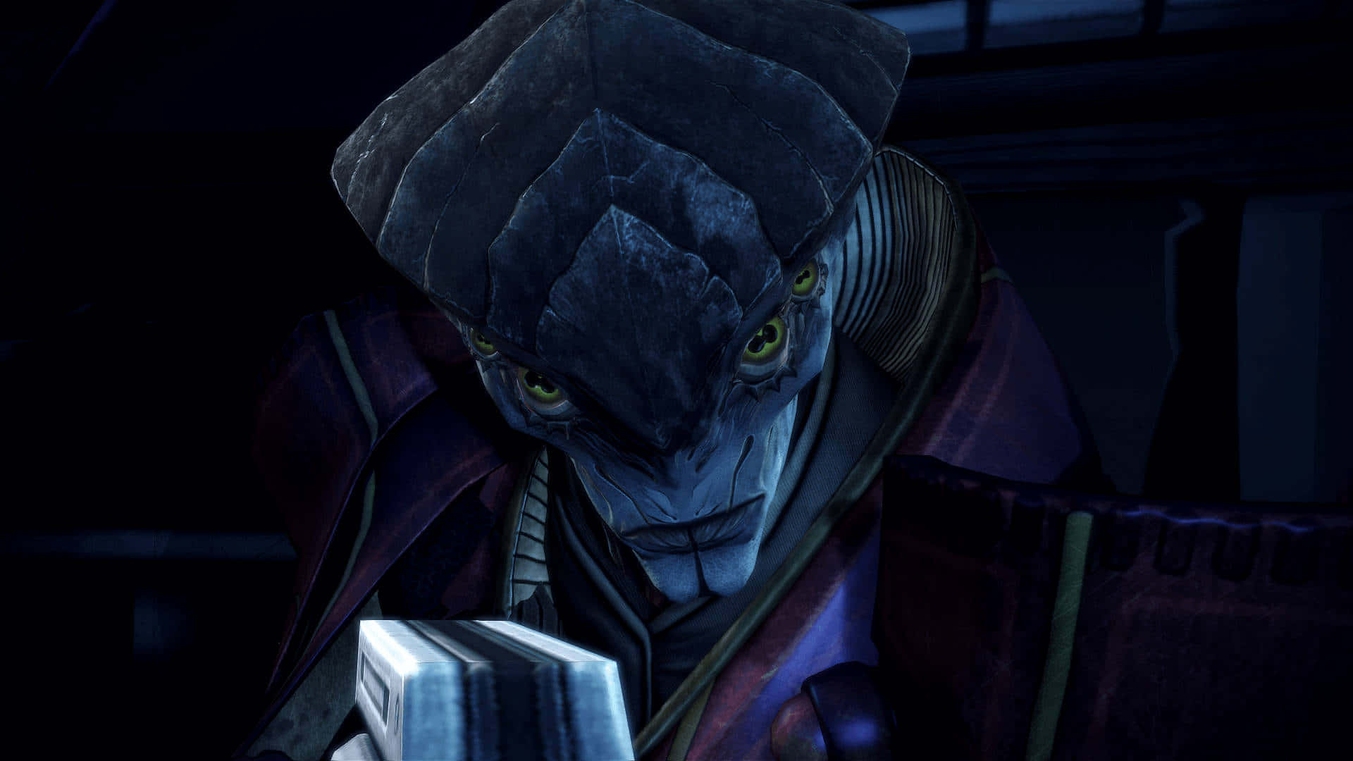 Javik, the Prothean Warrior in Mass Effect Wallpaper