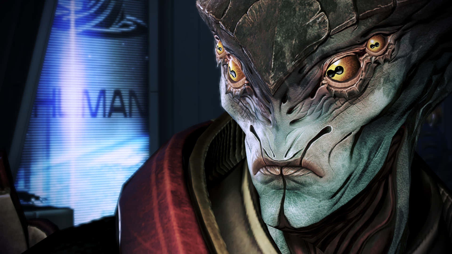 Javik - The Last Prothean in Mass Effect Wallpaper