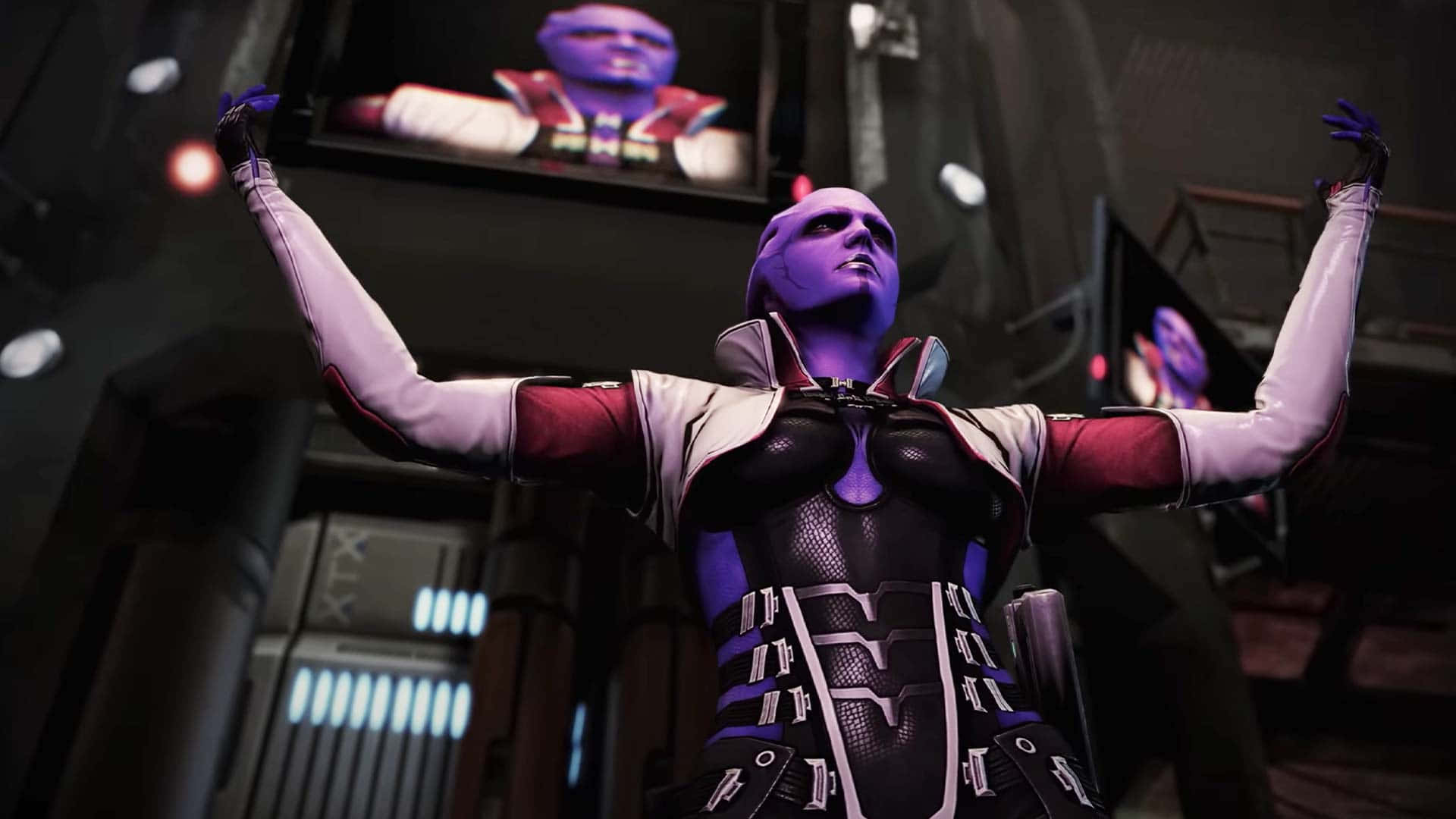 Commander Shepard embarks on an epic journey in Mass Effect Legendary Edition Wallpaper