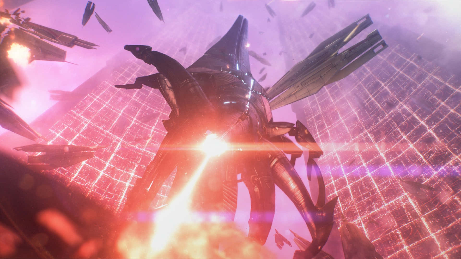 Join Commander Shepard's epic journey in Mass Effect Legendary Edition Wallpaper