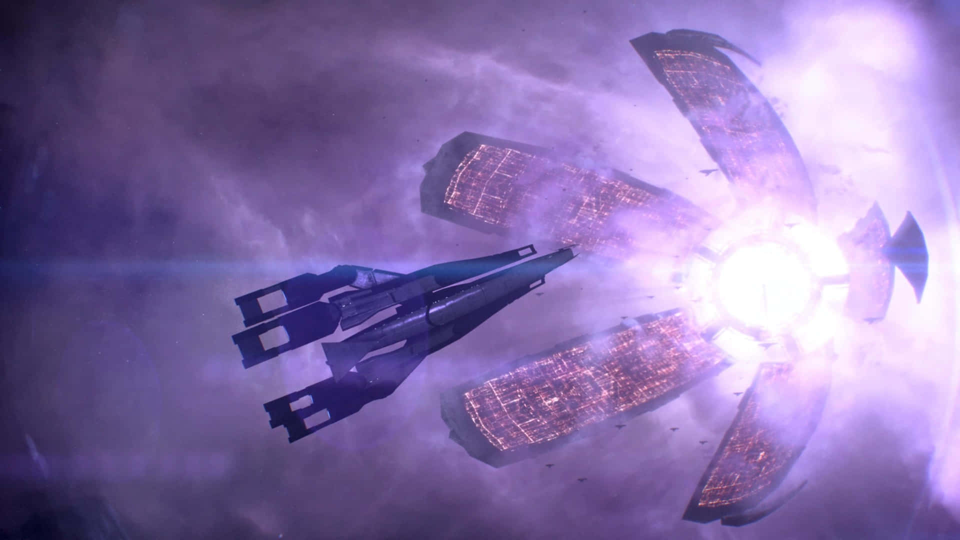 Comandanteshepard Y Su Escuadrón En Mass Effect Legendary Edition. Fondo de pantalla