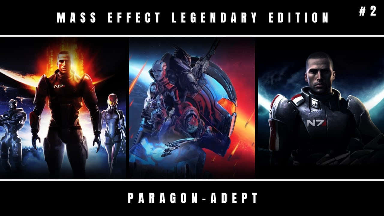 Masseffect Legendary Edition Paragon Adept (edición Legendaria De Mass Effect, Virtuoso Adepto) Fondo de pantalla