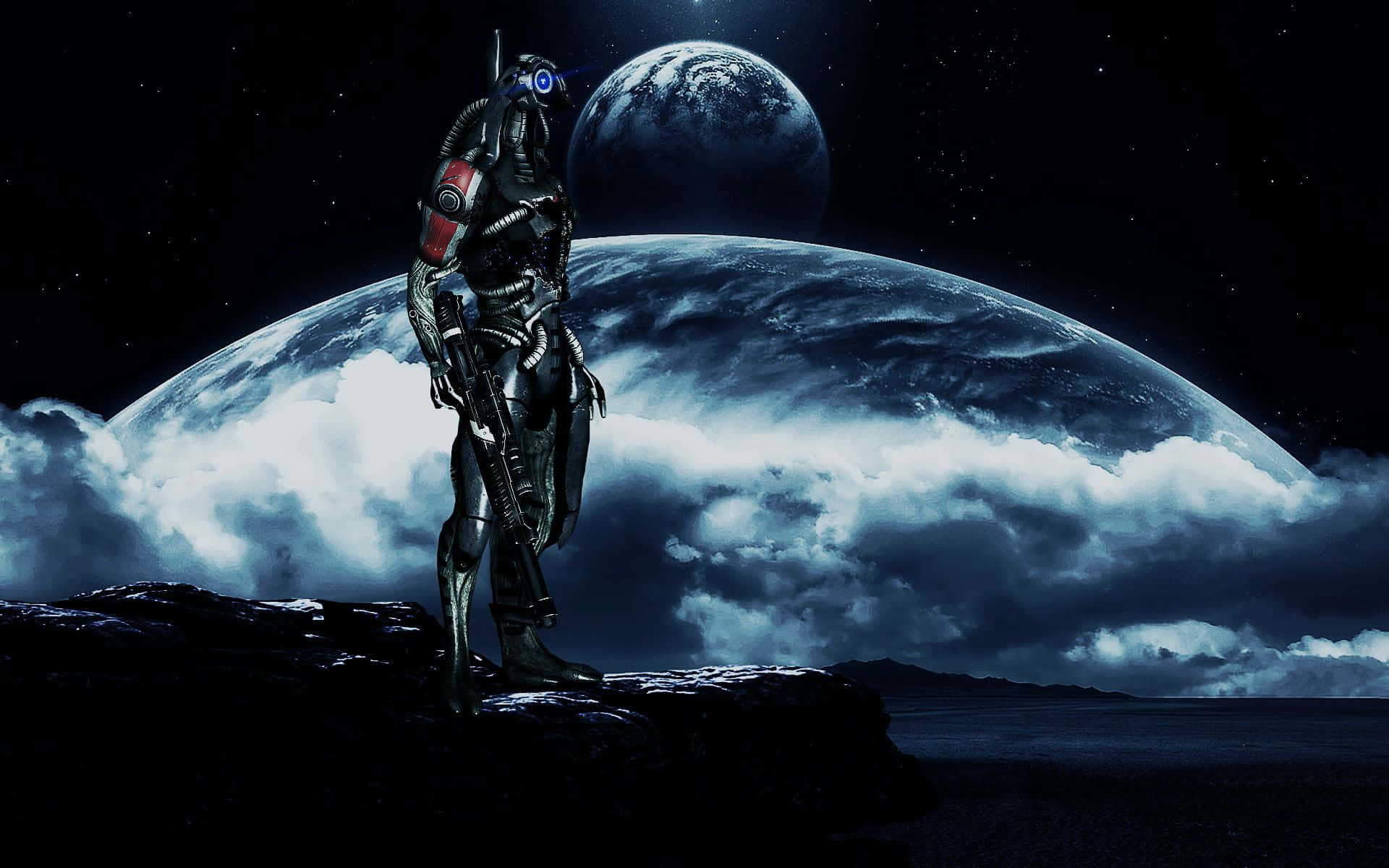 Mass Effect Legion - The Emergence of an AI Soldier Wallpaper