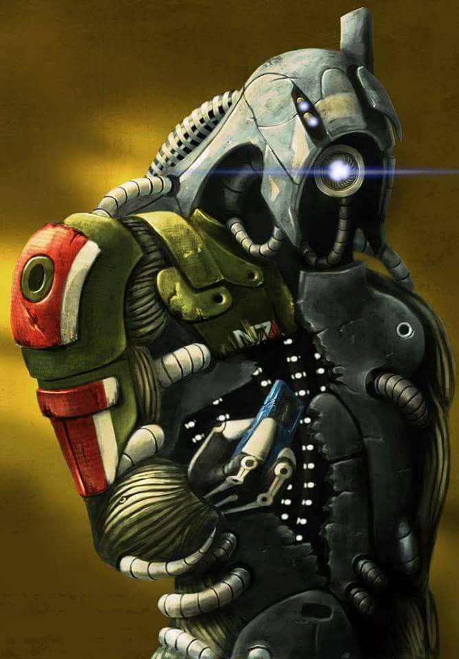 Mass Effect's Legion contemplates existence Wallpaper