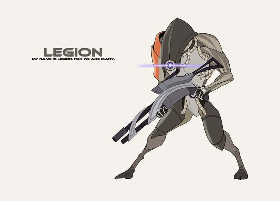 Masseffect Legion - Misterioso Infiltrado Geth. Fondo de pantalla