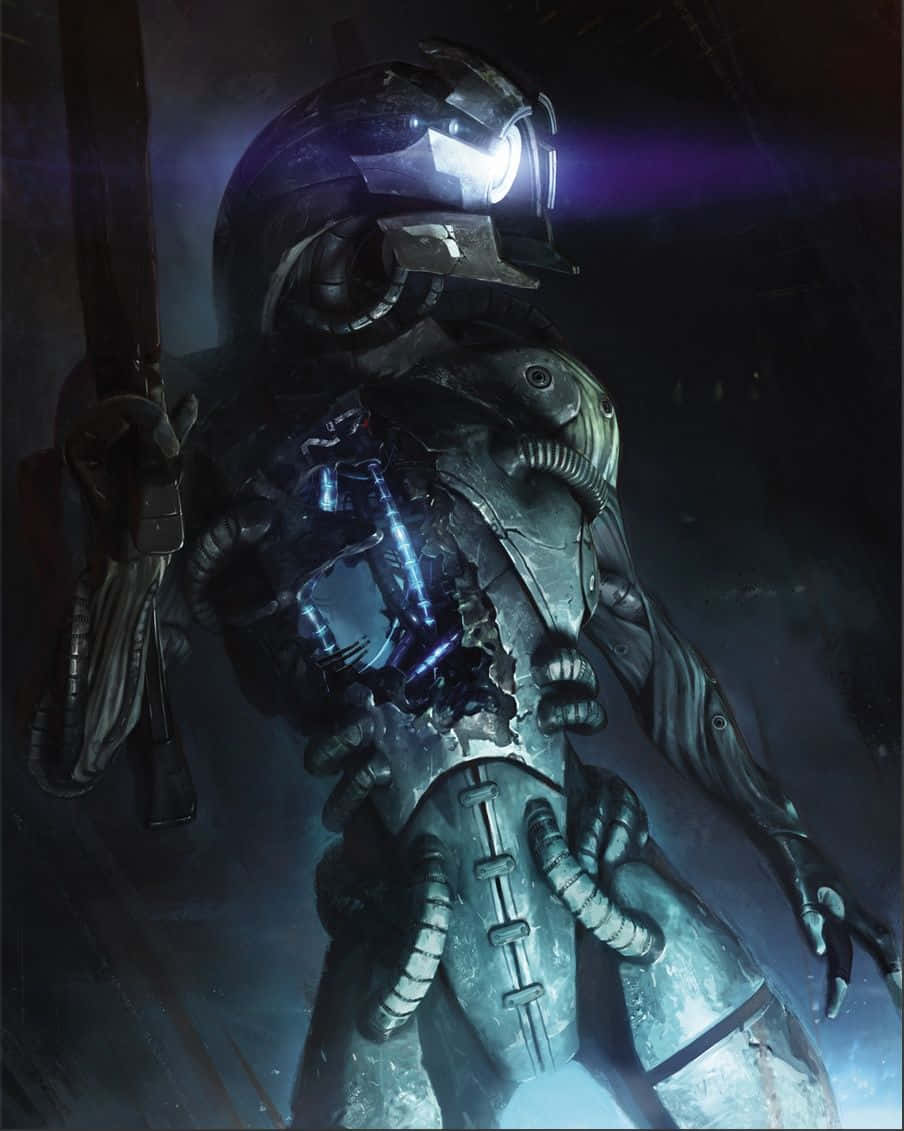 Elenigmático Legion De La Serie Mass Effect En Todo Su Esplendor. Fondo de pantalla