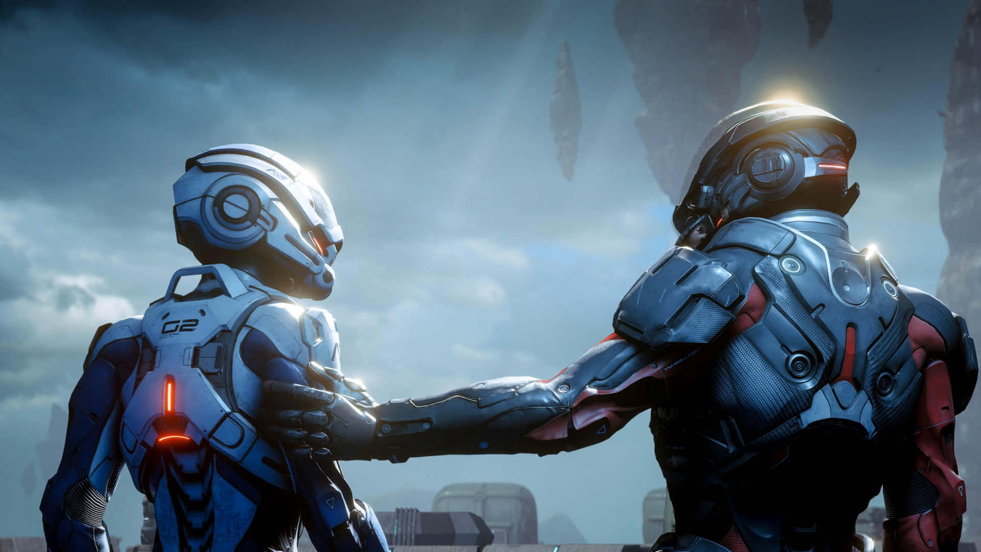 Combateintenso En El Modo Multijugador De Mass Effect Fondo de pantalla