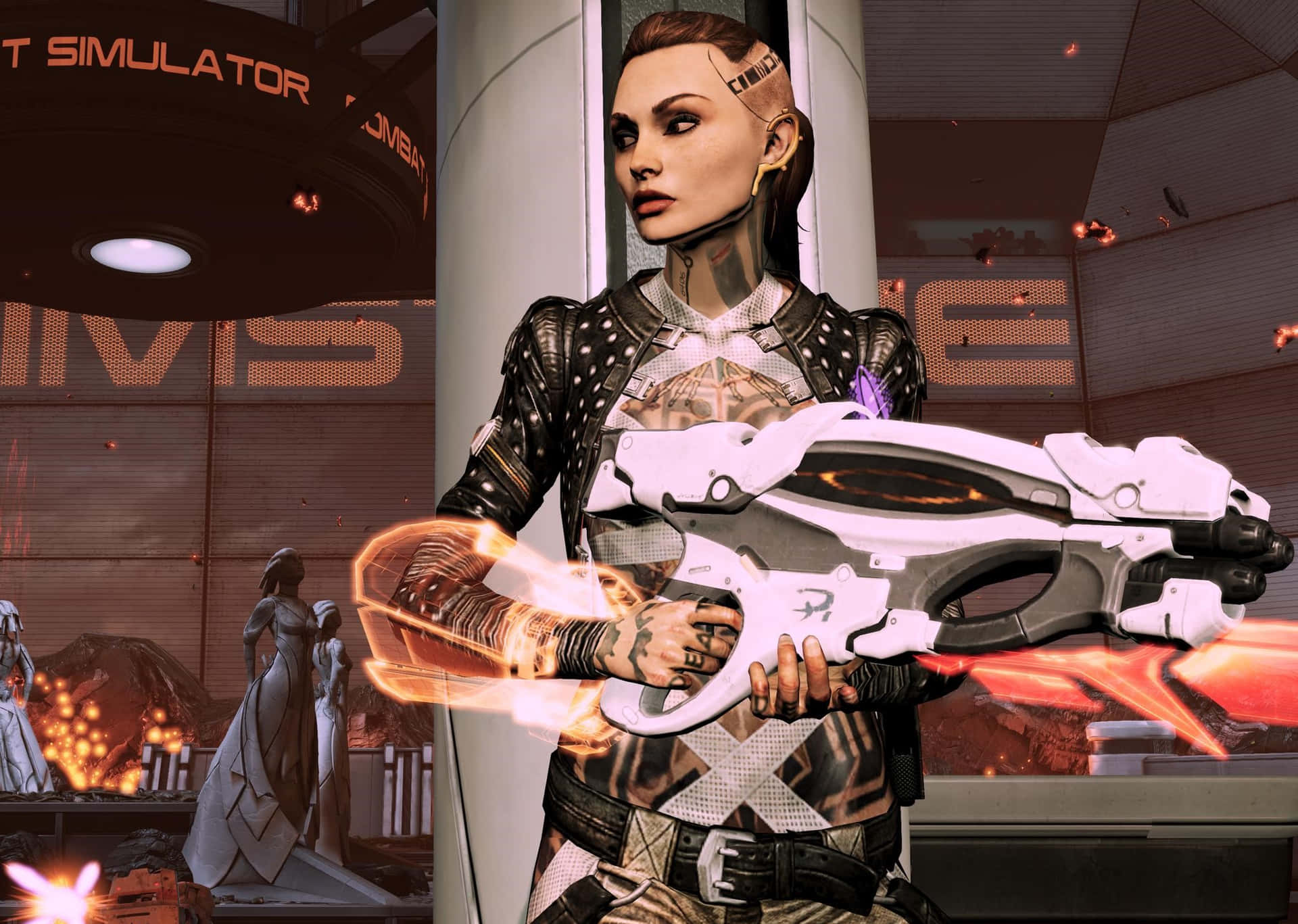 Mass Effect Paragon - Intense Space Exploration Wallpaper