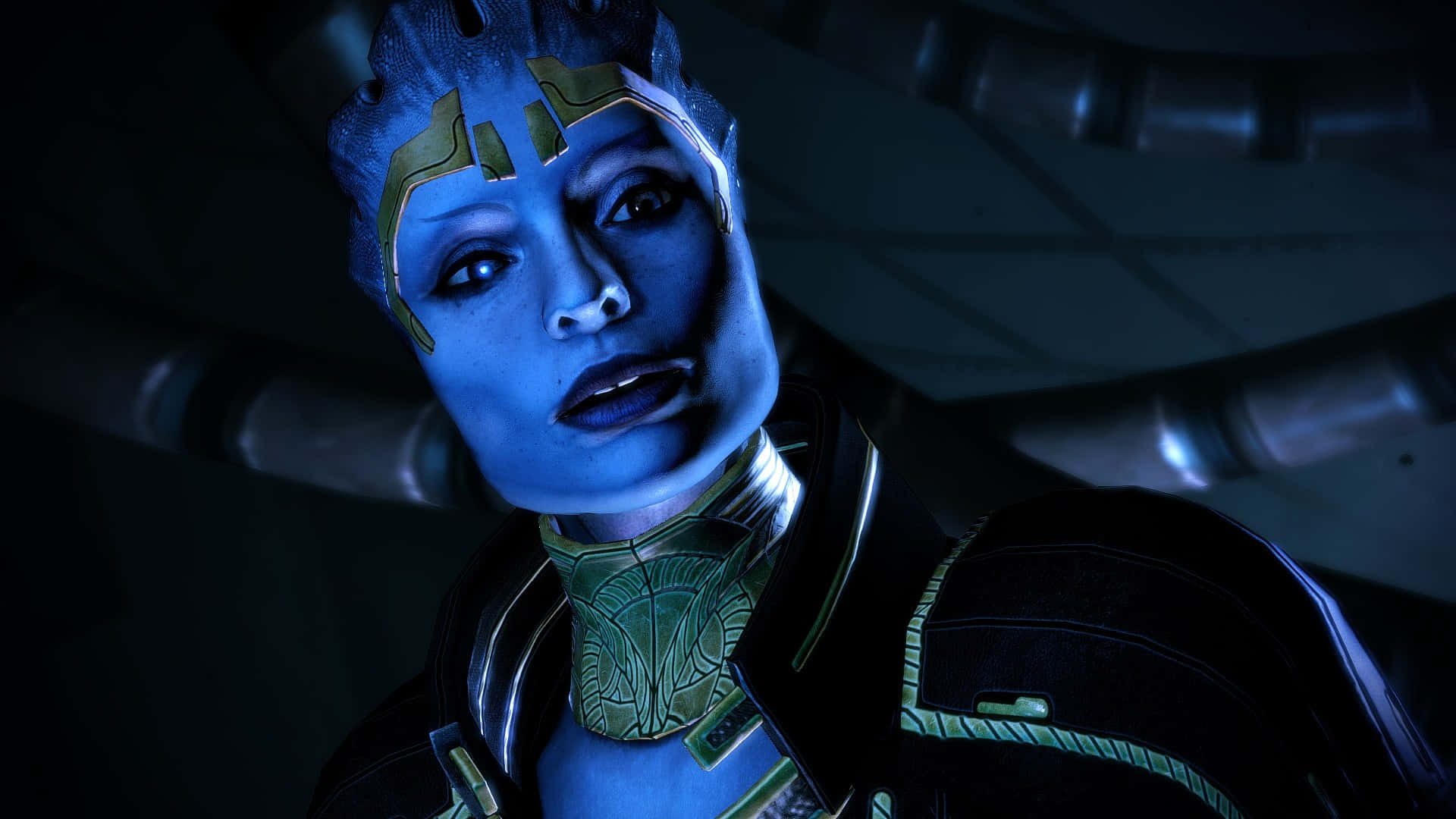 Samara, the Asari Justicar in Mass Effect Wallpaper