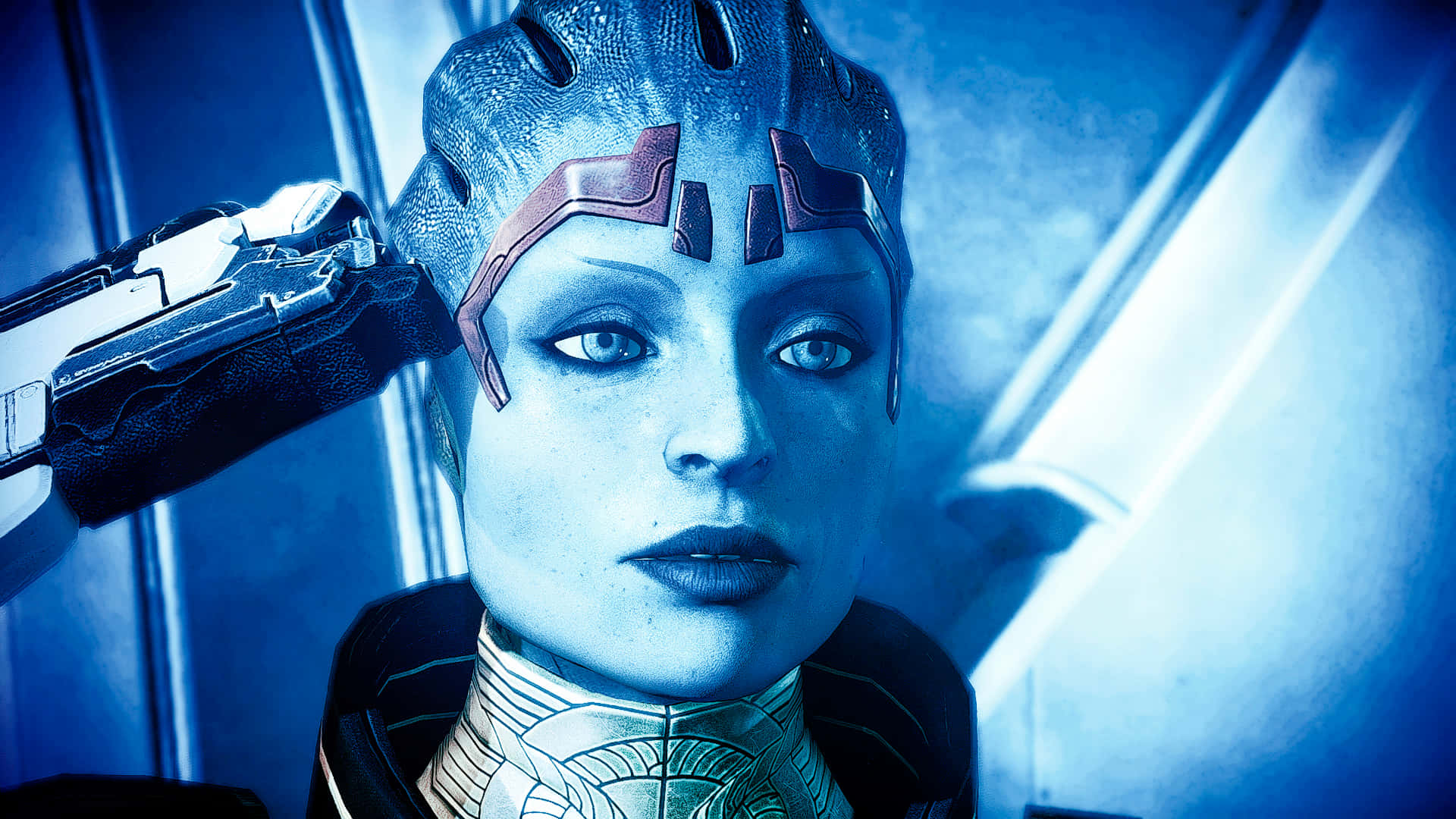 Powerful and Enigmatic Samara from Mass Effect Wallpaper