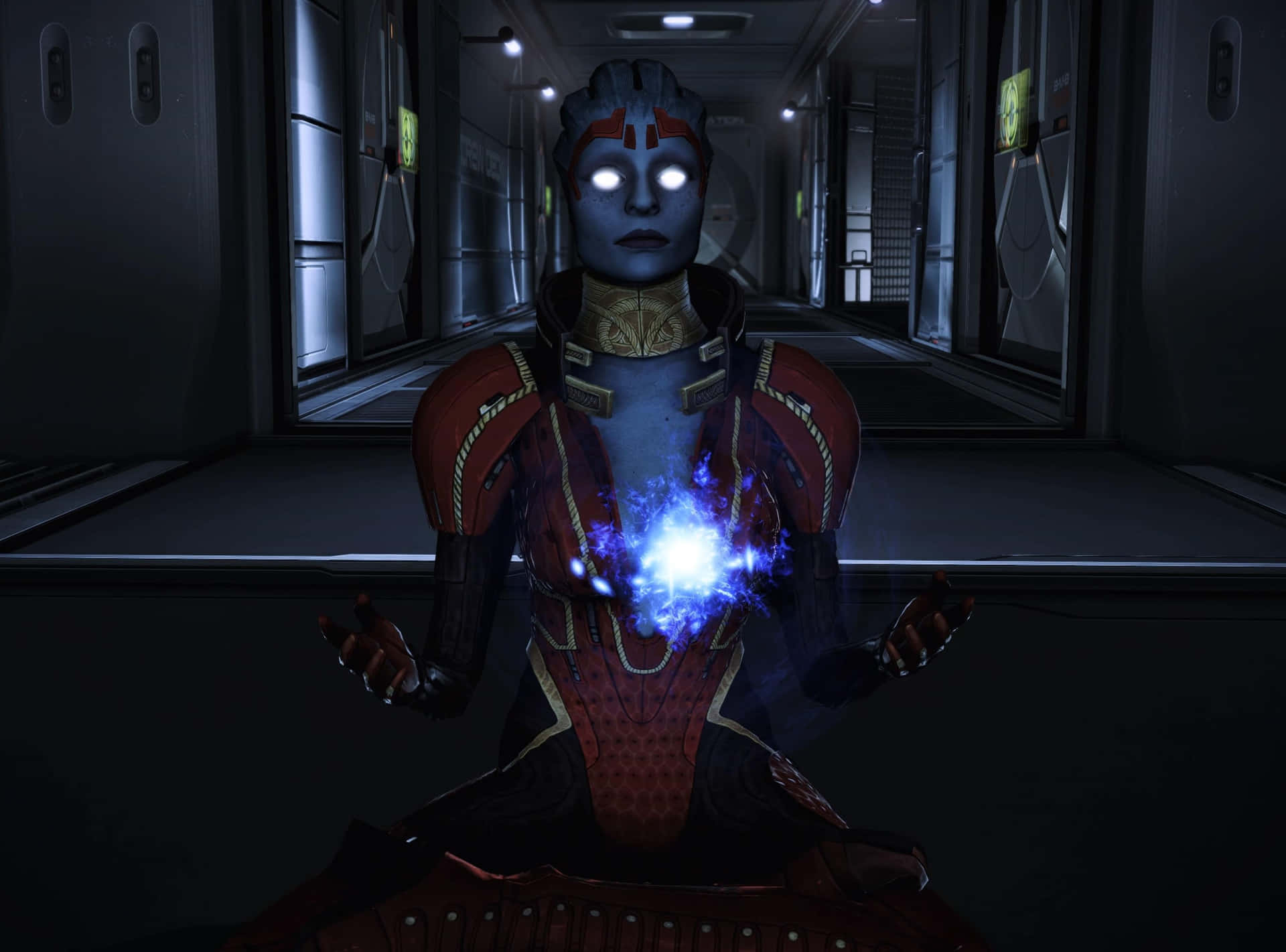 Samara - The Resolute Justicar of Mass Effect Wallpaper