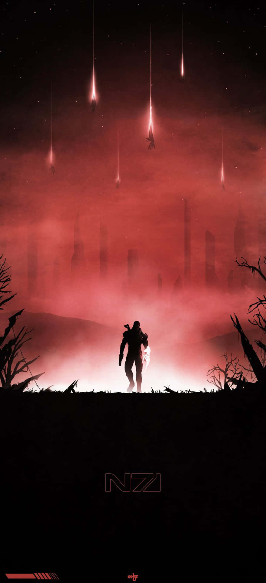 Mass Effect Trilogy 1024 X 2240 Wallpaper Wallpaper