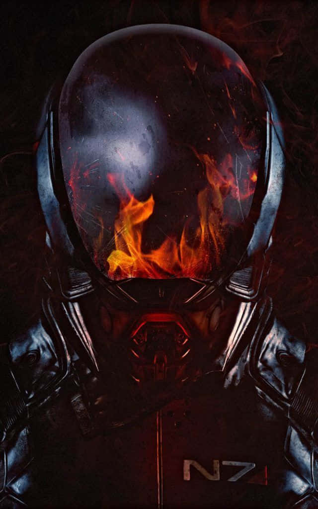 Loshéroes De La Trilogía De Mass Effect. Fondo de pantalla