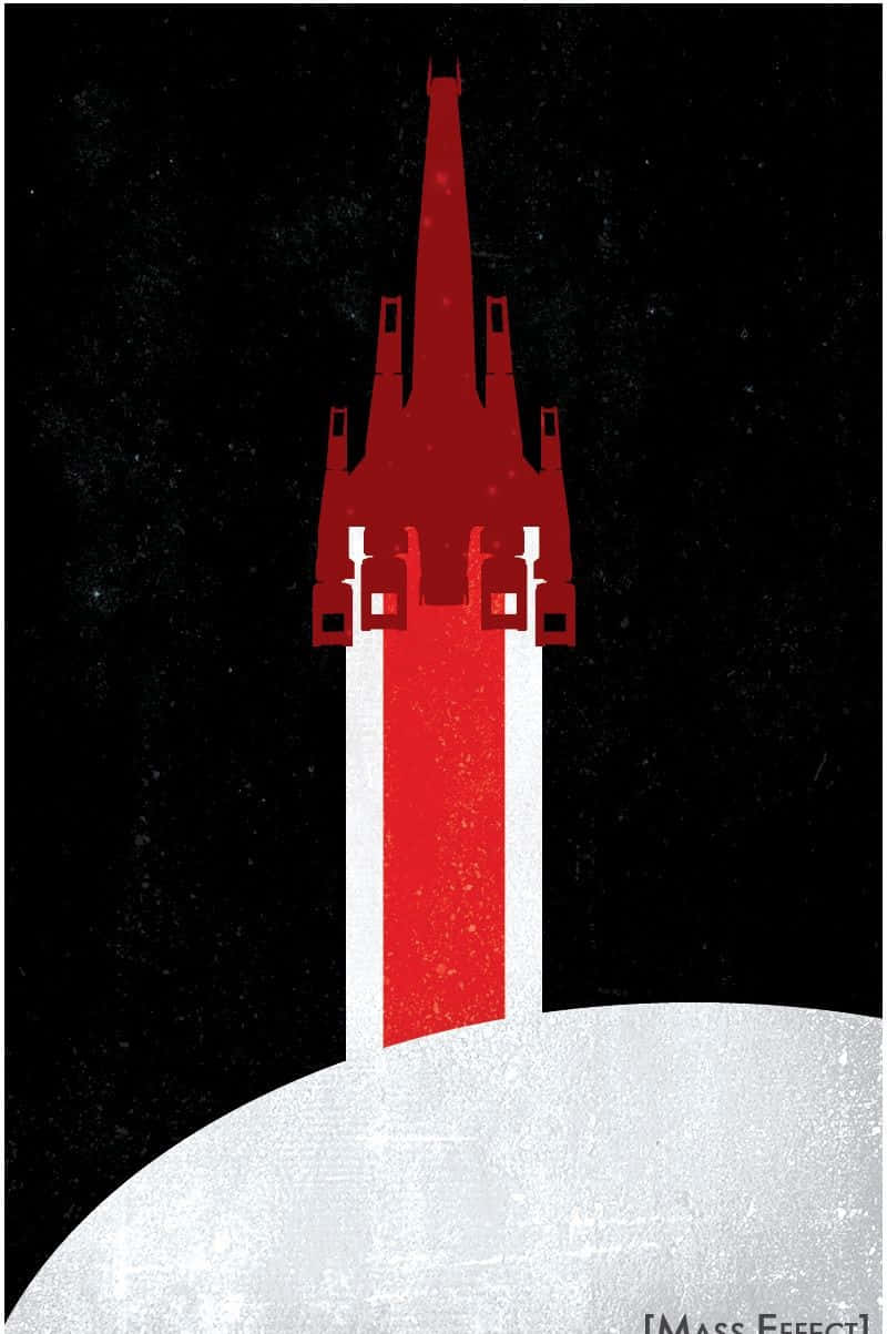 The Epic Journey of Commander Shepard in Mass Effect Trilogy Wallpaper