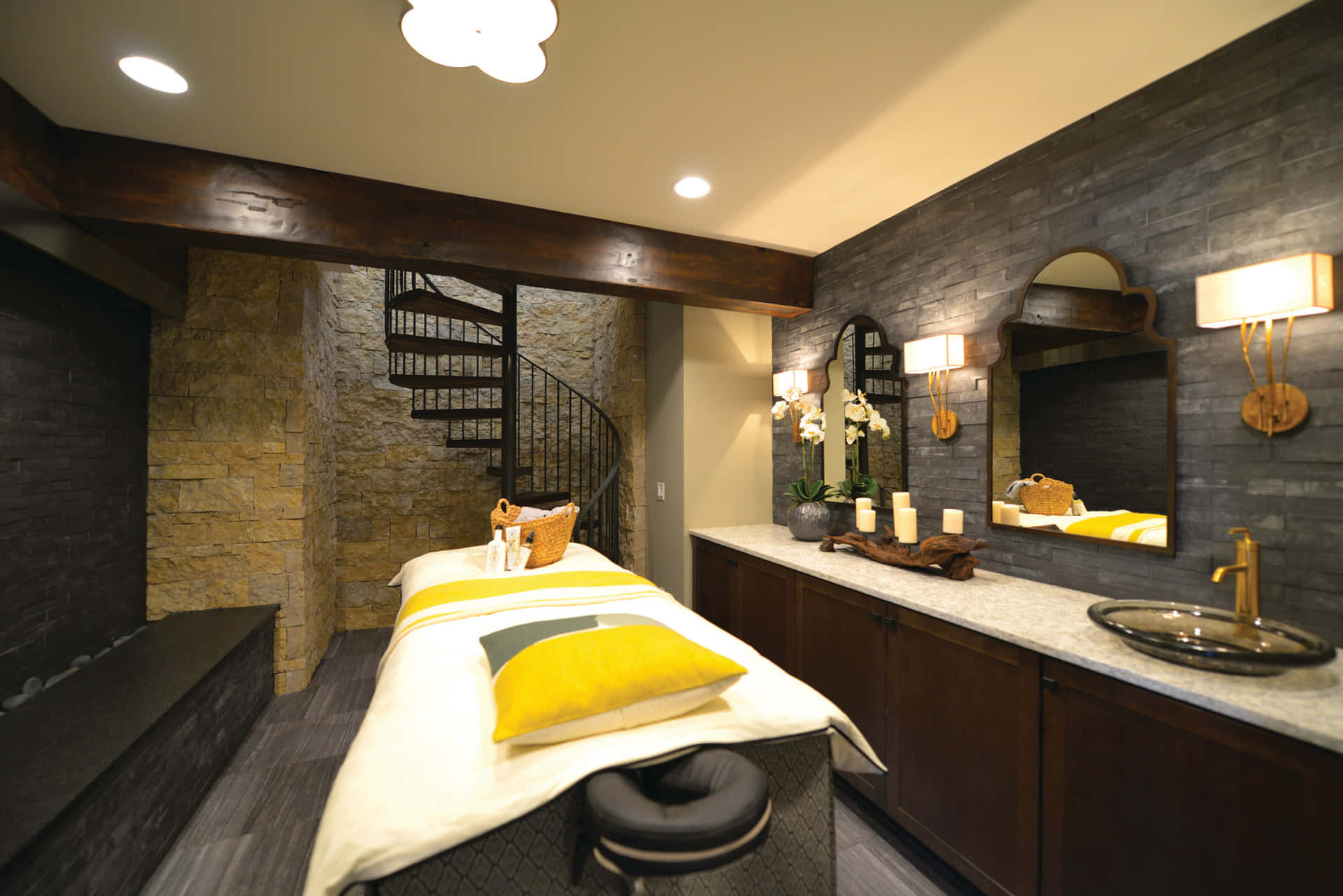 Take a Moment to Relax and Unwind in a Sophisticated Massage Room