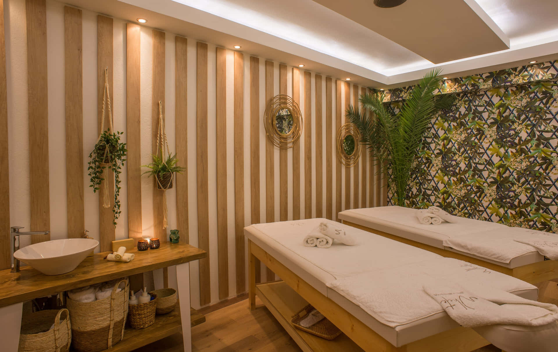 Find ultimate relaxation in this tranquil massage room.
