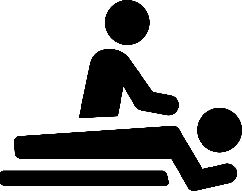 Massage Therapy Icon Black PNG