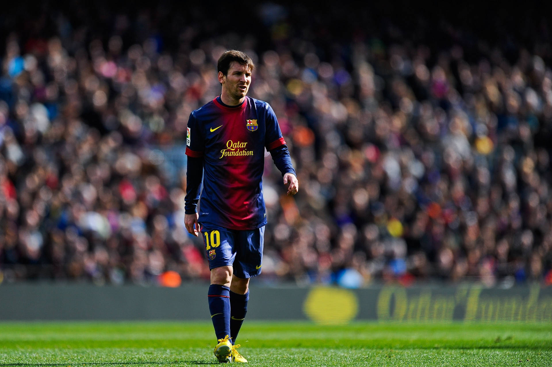 Multitudmasiva Lionel Messi Fondo de pantalla