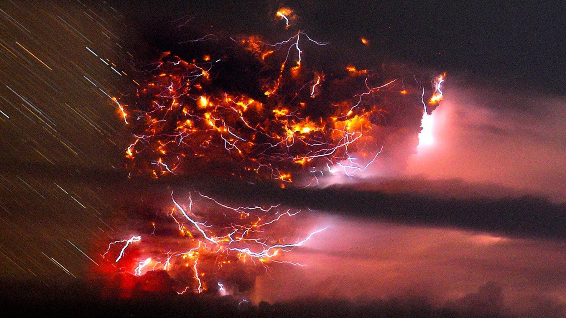 Massive Lightning Explosion